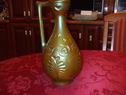 Zsolnay eosin jug with handle