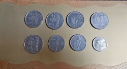Régi olasz pénzérmék, líra, cent 1913-1981