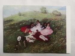 Szinyei Merse pál-majális/mail clear retro postcard 1973