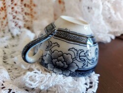 Ritka antik angol fajansz Cauldon kávés csésze