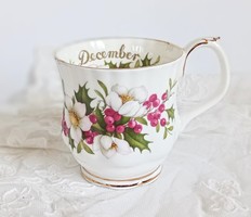 Royal Albert December angol teás bögre (csésze)