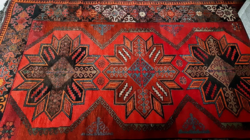Exclusive, unique, hand-knotted Caucasian Kazakh carpet