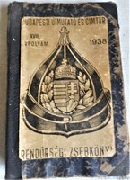 Budapesti Rendőrségi Zsebkönyv 1938