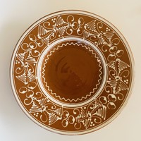 Large ceramic wall plate