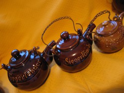 Hagyományos Siegerlander Mackes M. Bucholz kézműves közepes teás kanna