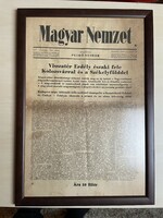 Magyar Nemzet, Észak-Erdély, Kolozsvár, Székelyföld visszatért, irredenta újság, 1940