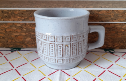 Retro ceramic mug - town hall -