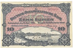 Német Kelet-Afrika 10 rupia REPLIKA 1905 UNC