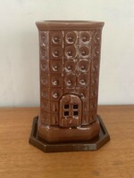 Tile stove candle holder