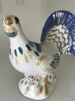 Hand-painted Ukrainian porcelain grouse from the Polonne porcelain factory, 20 cm high