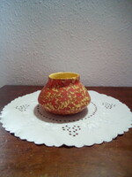 Tófej kerámia váza (10 cm )