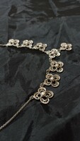 Italian silver filigree necklace