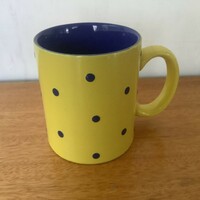 Mug with yellow dots