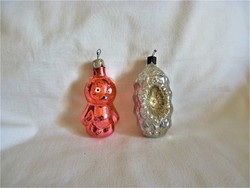 Old glass Christmas tree decorations - bear + 