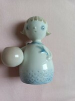 Aquincumi aqua porcelán angyalka