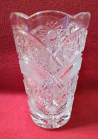 Beautifully polished lead crystal vase for sale