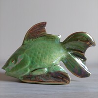 Ritka gyűjtői Káldor Aurél BŰV kerámia hal figura