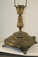 Antik barokk bronz asztali lámpa 484