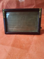 Antique copper framed picture frame.