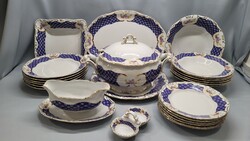 25-piece 6-person Zsolnay porcelain, Marie Antoinette tableware