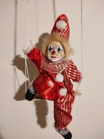 Clown marionette puppet