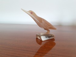 Retro hornbill Miskolctapolca souvenir bird