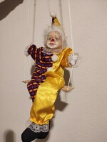 Clown marionette puppet
