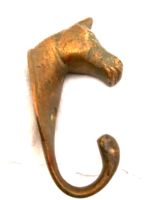 Brass hanger patterned with a horse's head