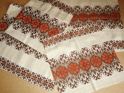 Retro woven tablecloth set 4 pieces in one