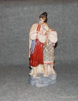 Orosz porcelán szerelmes pár figura 28 cm (po-3)
