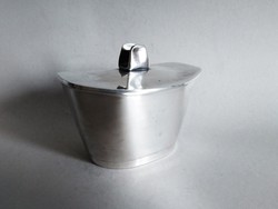 Wmf wilhelm wagenfeld bauhaus silver-plated sugar bowl 1964