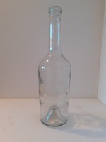 Old pharmacy bottle of wine with salt wine labeled pharmacy bottle