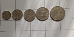 Romanian series 5 pieces (1966 !)