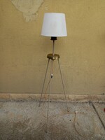 Retro 3 lábú álló lámpa réz vintage