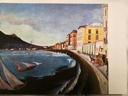 Csontváry kosztka tivadar-castellammare di stabia (1902)/postal clear retro postcard 1982