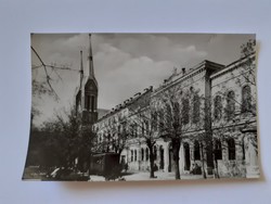 Old postcard around 1960 Békéscsaba szent istván tér photo postcard