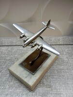 Antik fém repülőgép modell
