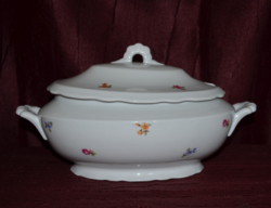 Zsolnay oval bowl with lid