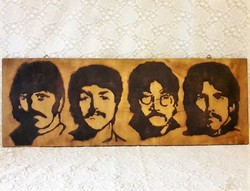 The Beatles / égetett fa.