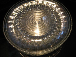 Retro beaded, bubbly Reims France glass plate