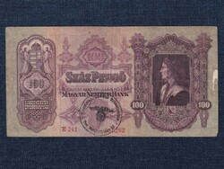 Második sorozat (1927-1932) 100 Pengő bankjegy 1930 horogkeresztes (id64668)