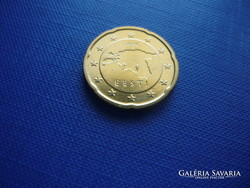 ÉSZTORSZÁG 20 EURO CENT 2018 ! UNC! RITKA!