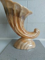 Román "cornucopia" (bőségszaru) porcelán váza