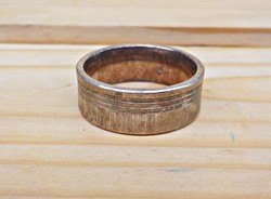 Handmade women's silver ring, size 63