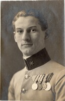 Kálniczky Gusztáv (1896-1964) olimpikon vivó, katona (eredeti fotó)