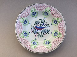 Antique wall plate old wilhelmsburg faience bird pattern bird plate