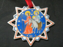 Rosenthal openwork porcelain nativity star, ornament (nemethkat)