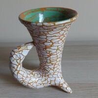 Mid century applied art Gorka ceramic vase