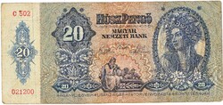 Magyarország 20 pengő 1941 FA