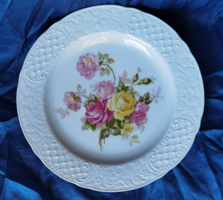 Vintage bavaria schumann arzberg rose flat plate